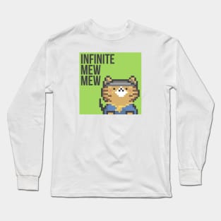 Pixel Cat 007 Long Sleeve T-Shirt